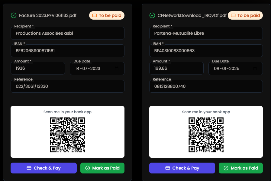 Invoice-QR.com (Produit Perel Web Studio) - Screenshot 4
